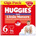 Huggies Little Movers Luierbroekjes Maat 6 (15 - 25 kg) 96 stuks