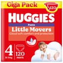 Huggies Little Movers Luierbroekjes Maat 4 (9 - 14 kg) 120 stuks