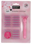 Sence Beauty dames scheerapparaat 15+4 extra 19 stuks