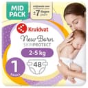 Kruidvat NewBorn Small maat 1 luiers midpack - 48 stuks